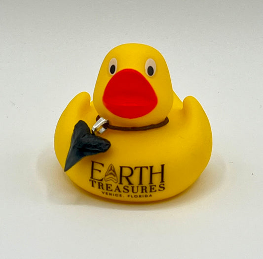 Earth Treasures Logo Shark Tooth Ducky - Cord Necklace